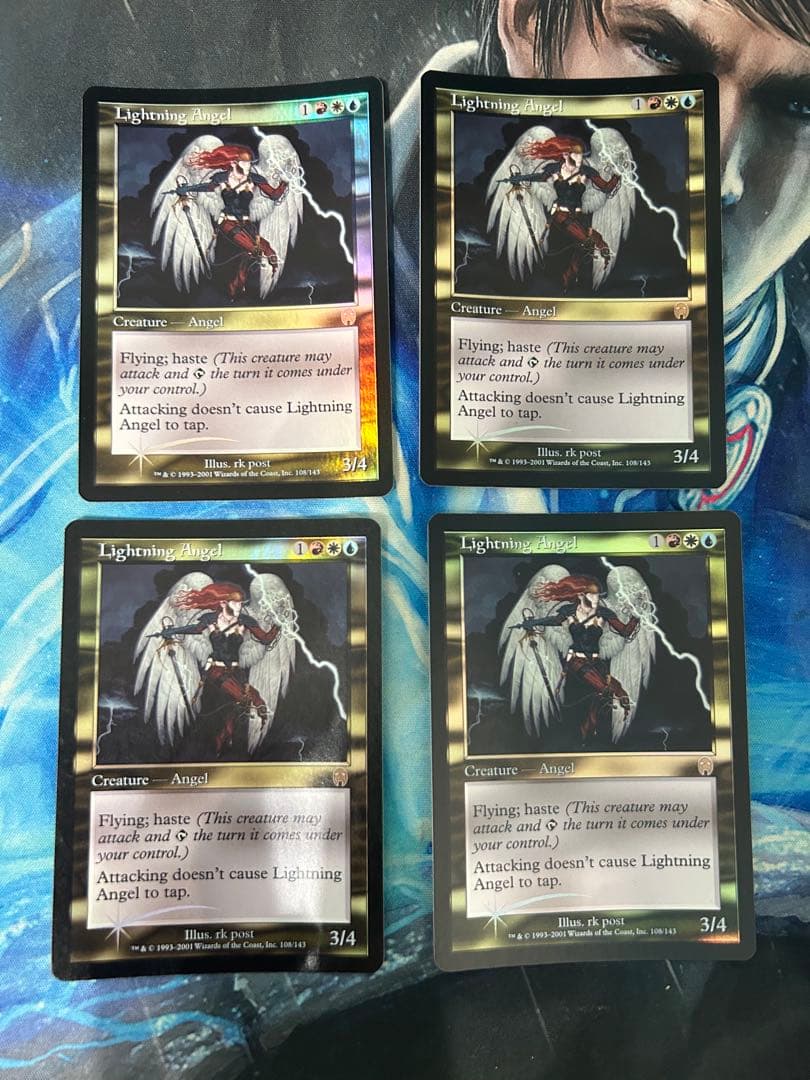 mtg 稲妻の天使 初版FOILアポカリプス apc 英語 4枚セット