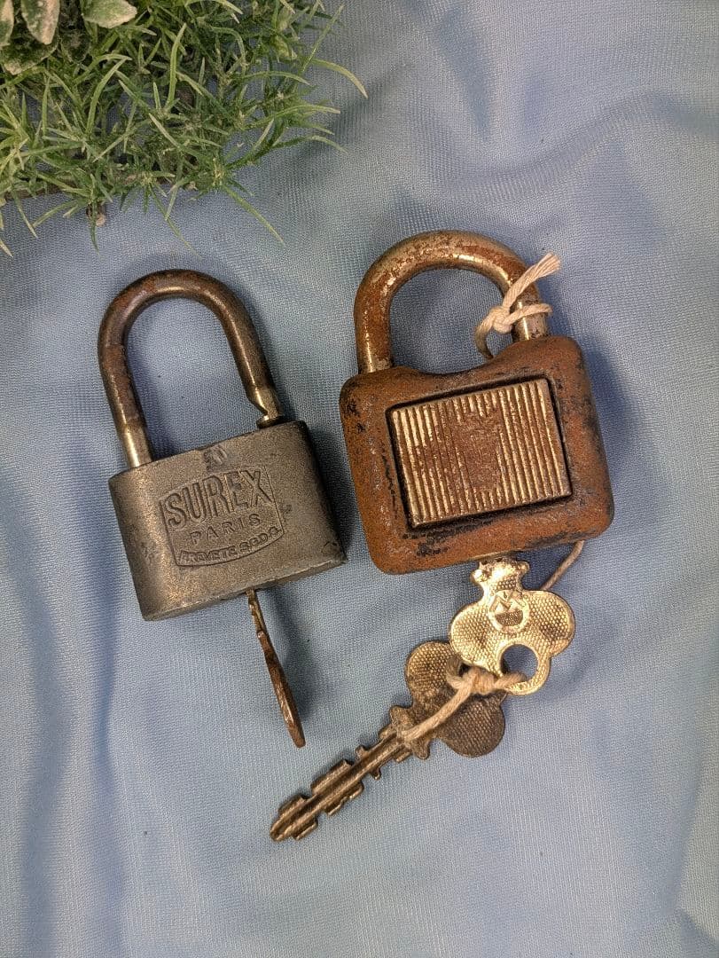 アンティーク フランス製 ドイツ製 パドロック 南京錠