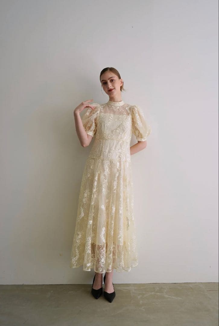 Acka. lace flare dress サイズ1