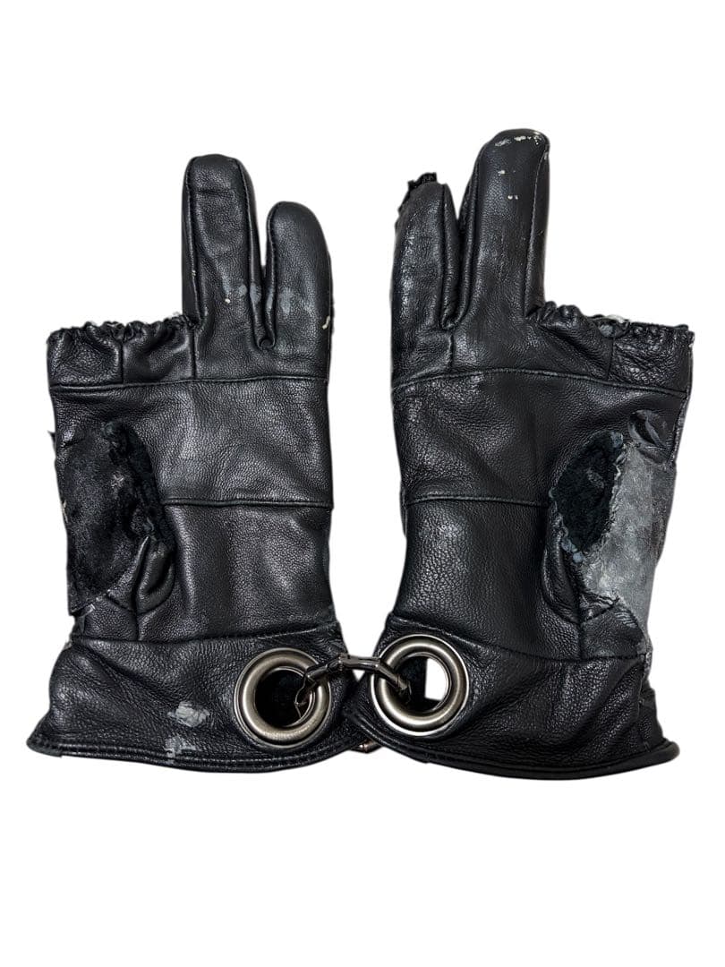 小物 blank coating leather Gloves kmrii