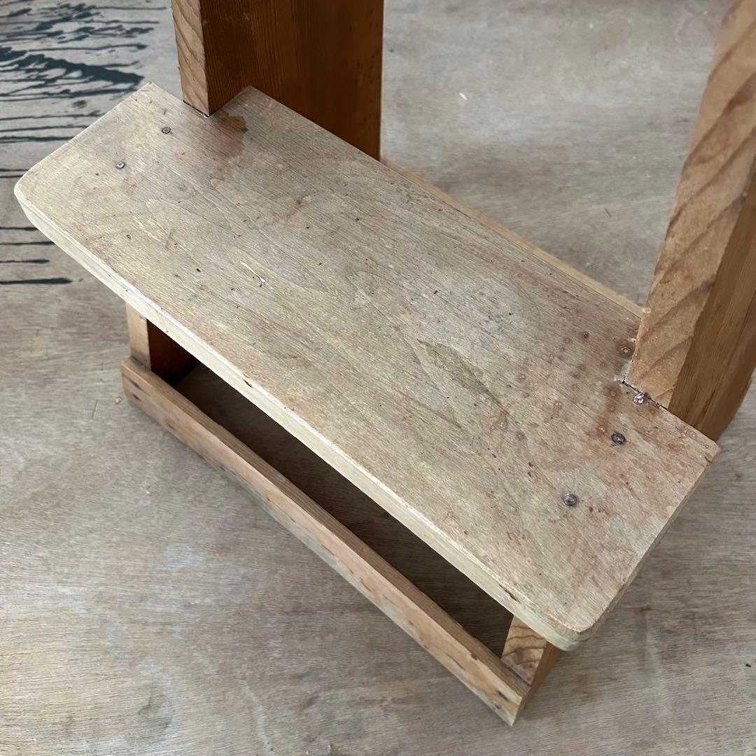 【木製】 踏み台 棚