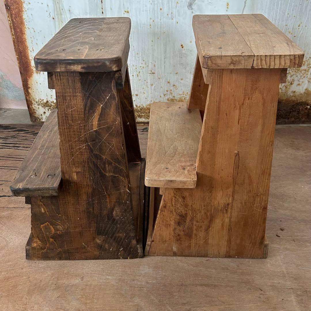 【木製】 踏み台 棚