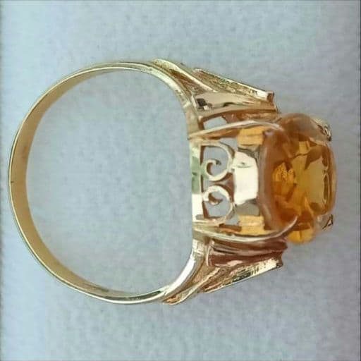 K18 トパーズリング 12号