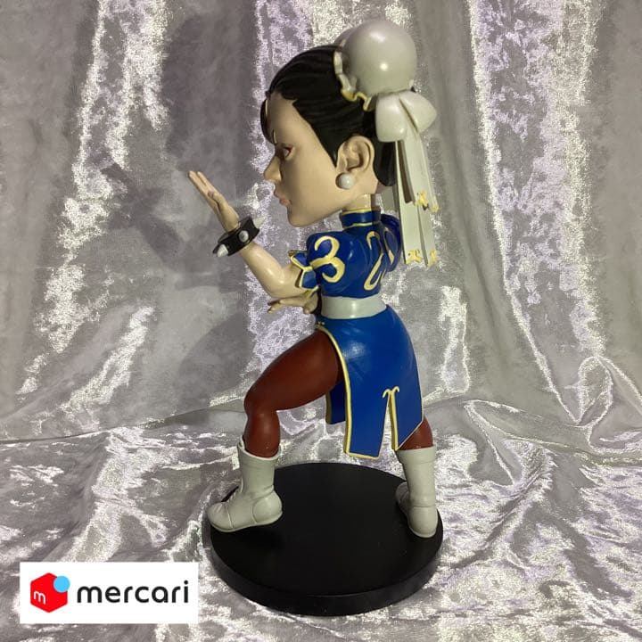 【お年玉価格】☆ 春麗　チュンリー青 ボビングヘッド　ヘッドノッカー