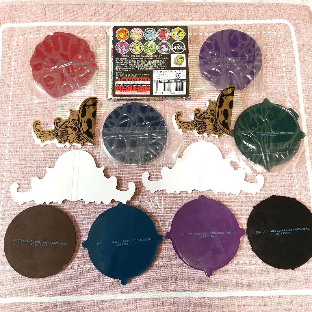 ジョジョの奇妙な冒険 5部黄金の風ラバーコースターセット ジョルノ ブチャラティ