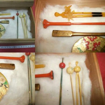 AKａ4197　時代簪　櫛　笄　セット