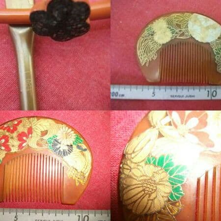 AKａ4197　時代簪　櫛　笄　セット