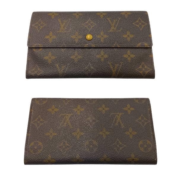 ルイヴィトン 長財布 インターナショナル 三つ折り モノグラム　0064