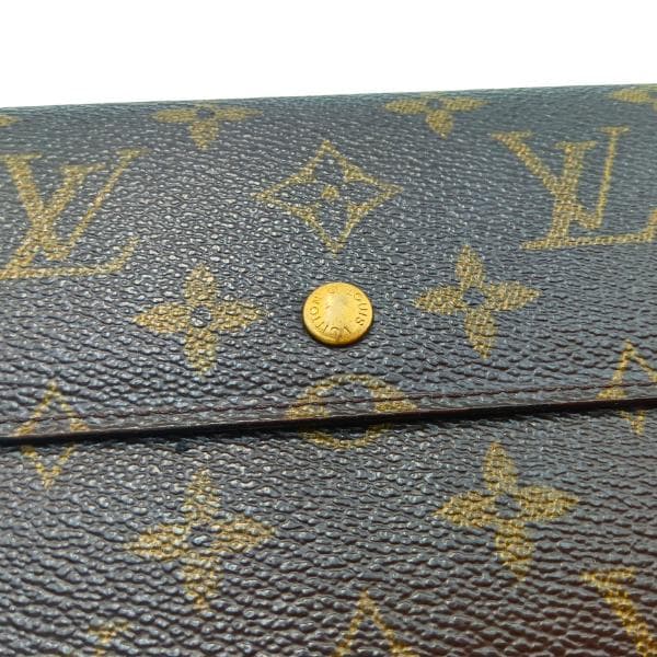 ルイヴィトン 長財布 インターナショナル 三つ折り モノグラム　0064