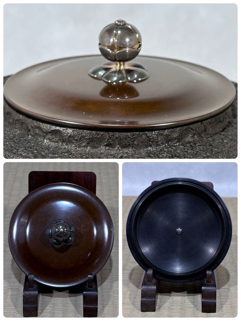 釜師　十二代 和田美之助造　笹地紋 万代屋釜　美品　共箱　茶道具　送料込