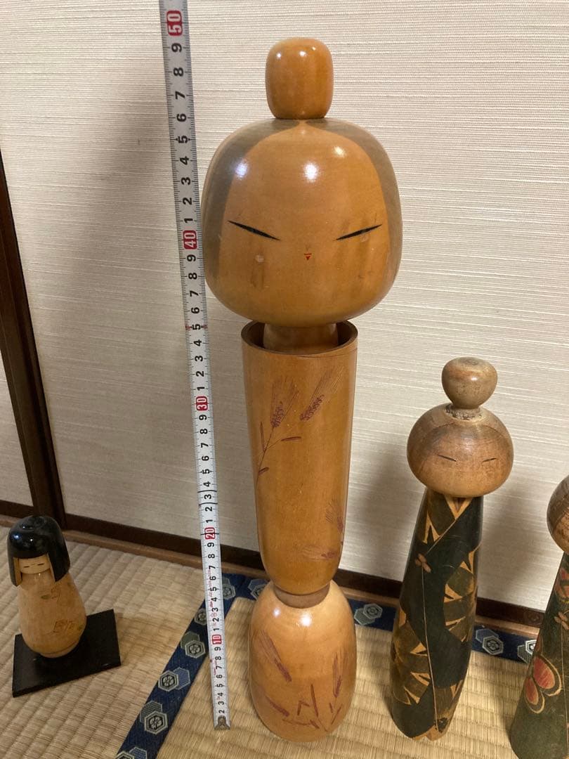 こけし　4点まとめ売り　岸貞夫　栗林一雪　レトロ　アンティーク
