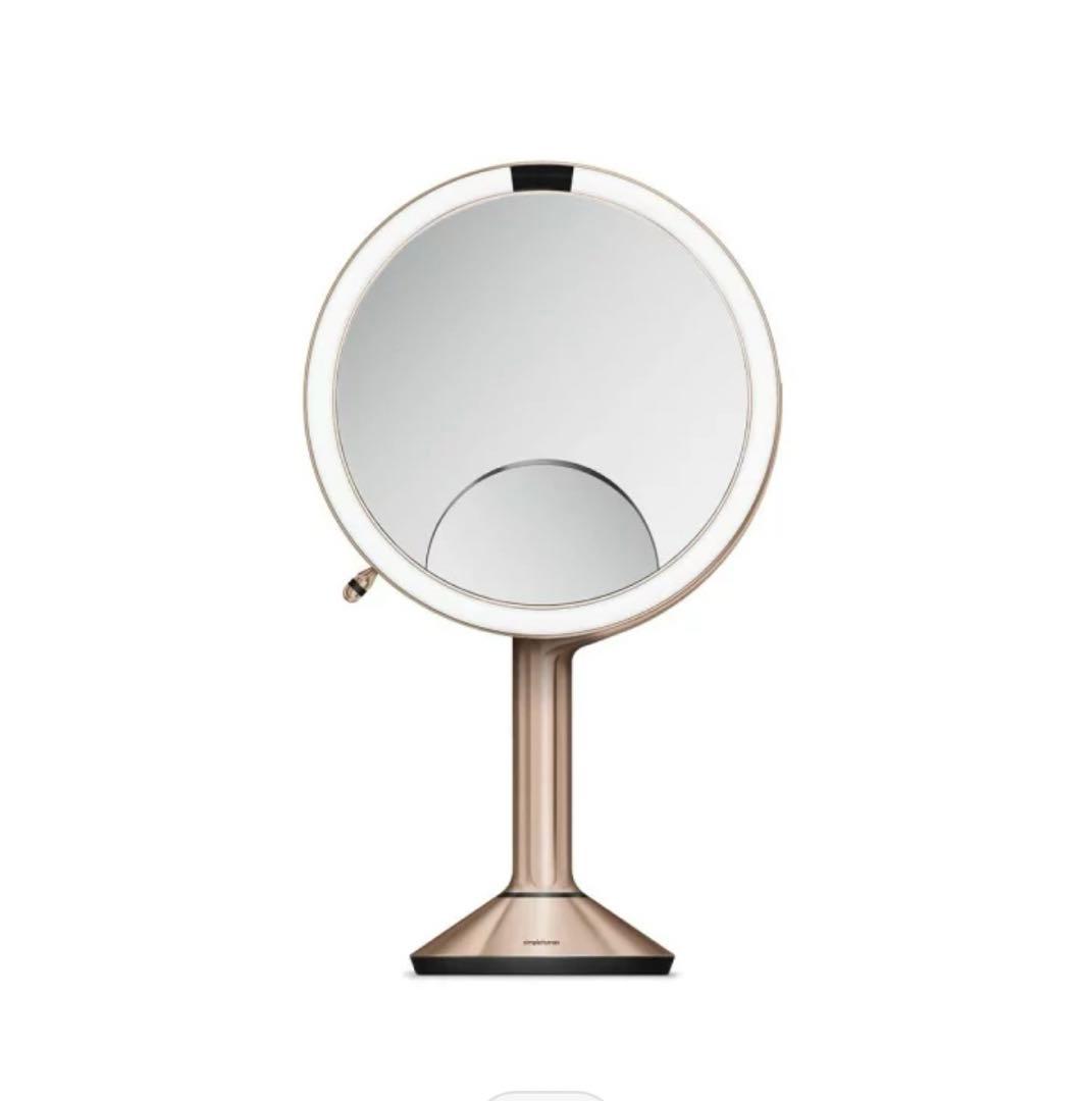 simplehuman センサーメイクアップミラー 女優ミラー 20cm