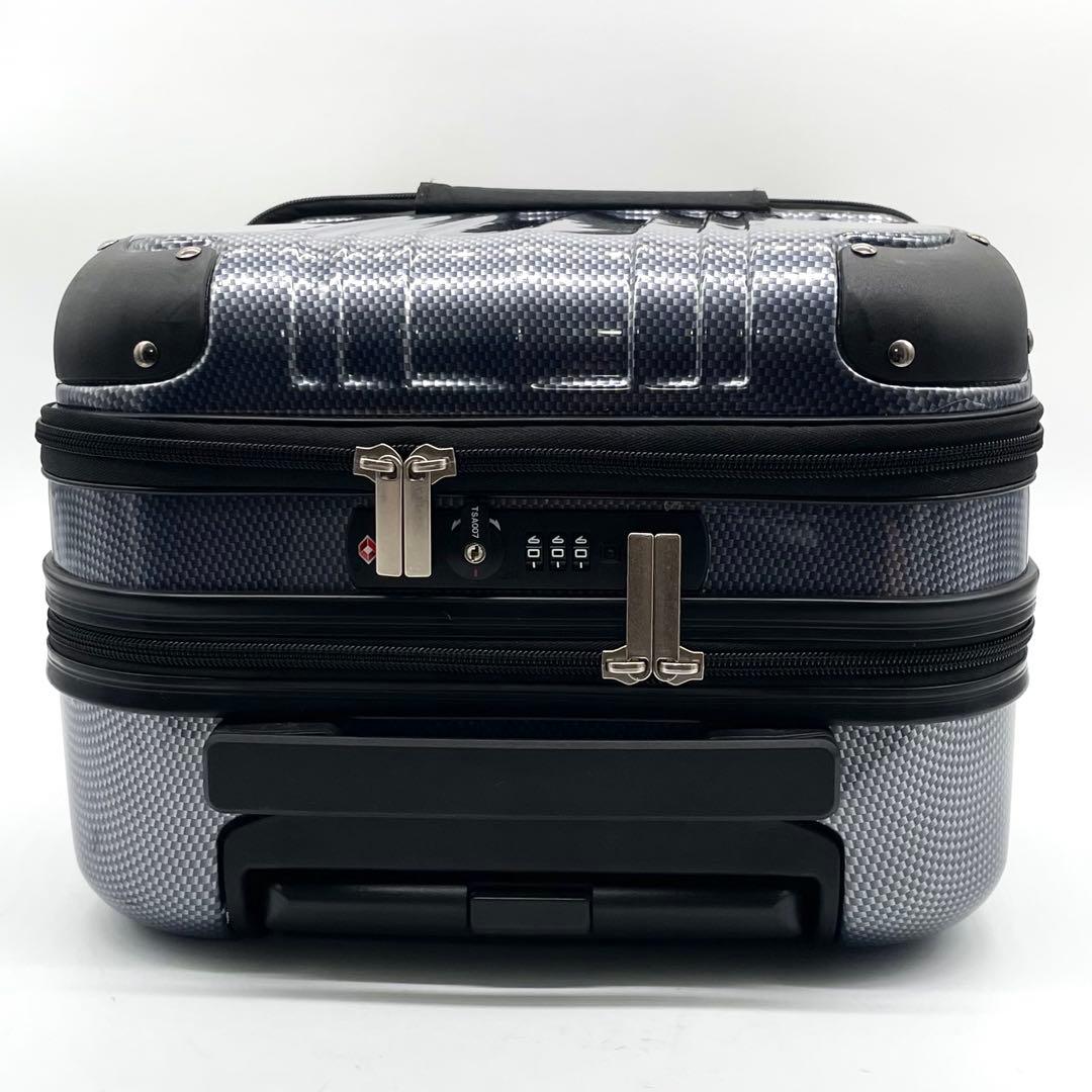 【美品】エース プリズム スーツケース 4輪 33L 機内持ち込み可 ネイビー