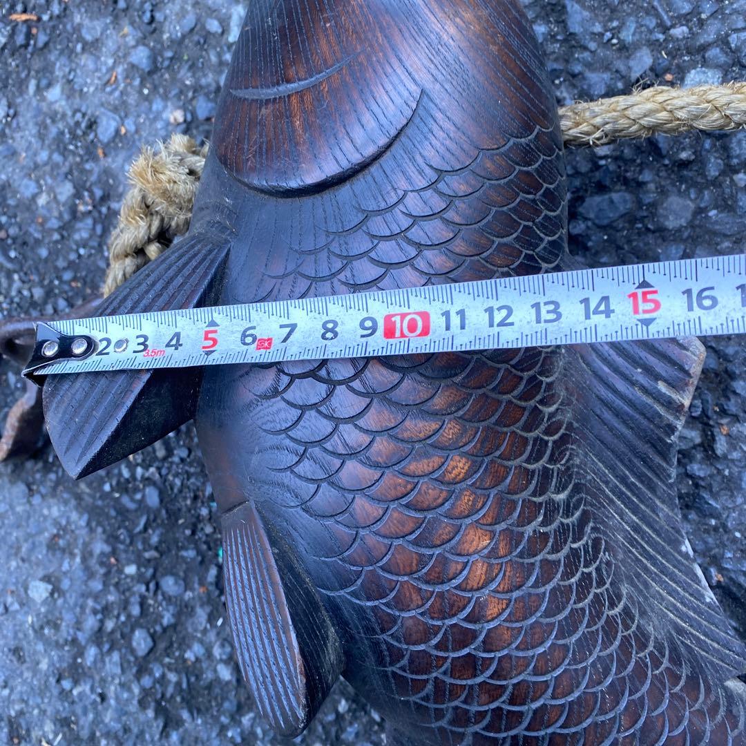 自在鉤　横木　鯉　アンティークビンテージ