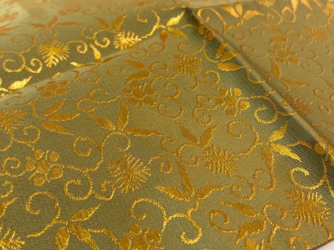 茶道具 土田友湖 松竹梅唐草金蘭 出帛紗 帛紗 共箱