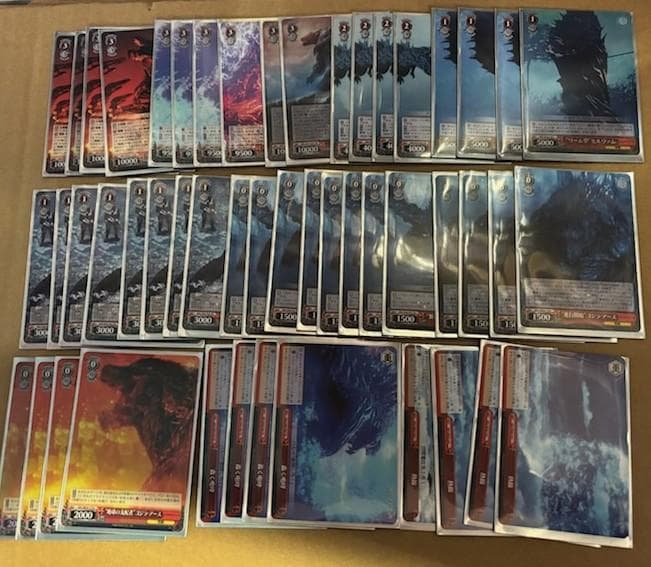 WS　GODZILLA　ゴジラ　赤単　8扉　デッキ