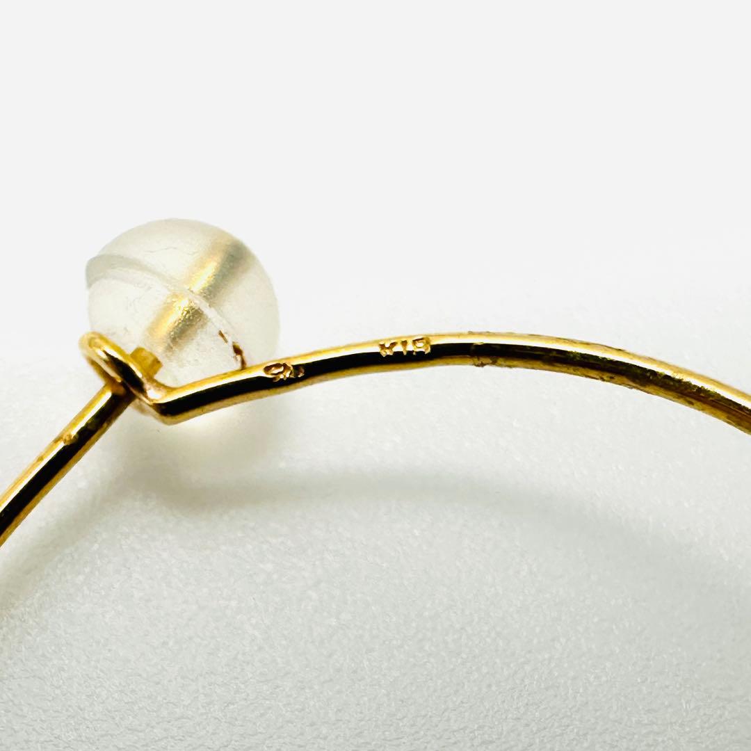 スタージュエリー　k18 フープピアス　バタフライ　フラワー　YG