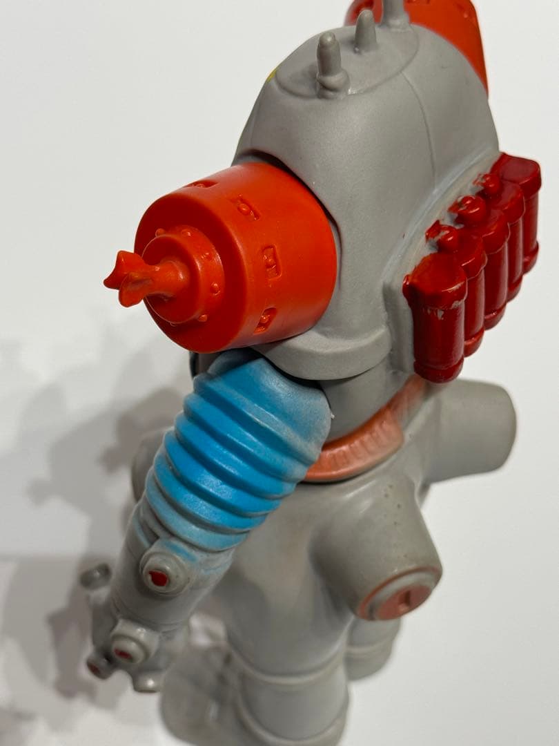 【秘蔵】マルサン　ブルマァク移行期　ソフビ　キングジョー　補修なし　当時物