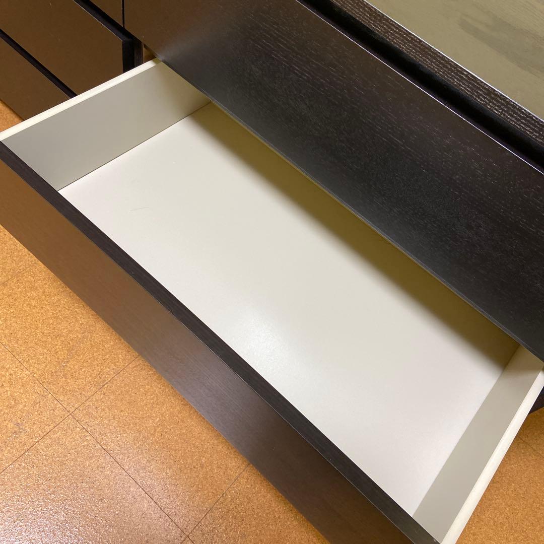 IKEA BESTA ベストー　木製チェスト 6引き出し 黒
