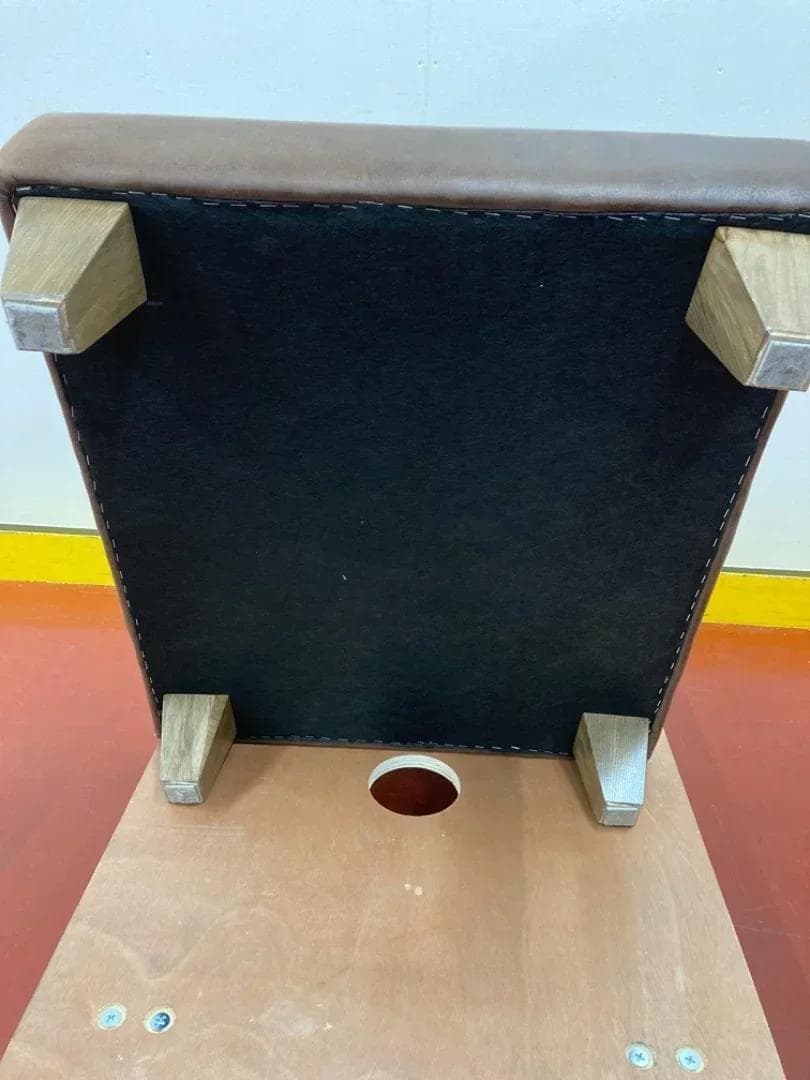 オットマン スツール コロンバス　RELAX FORM　ブラウン　こげ茶色