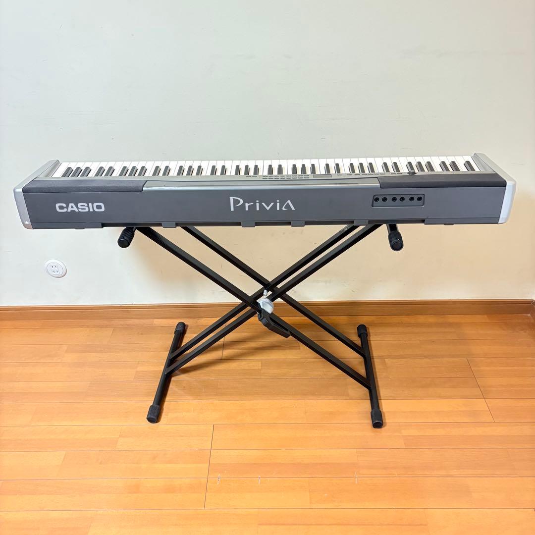 【美品・動作良好】CASIO 電子ピアノ Privia PX-300 付属品多数