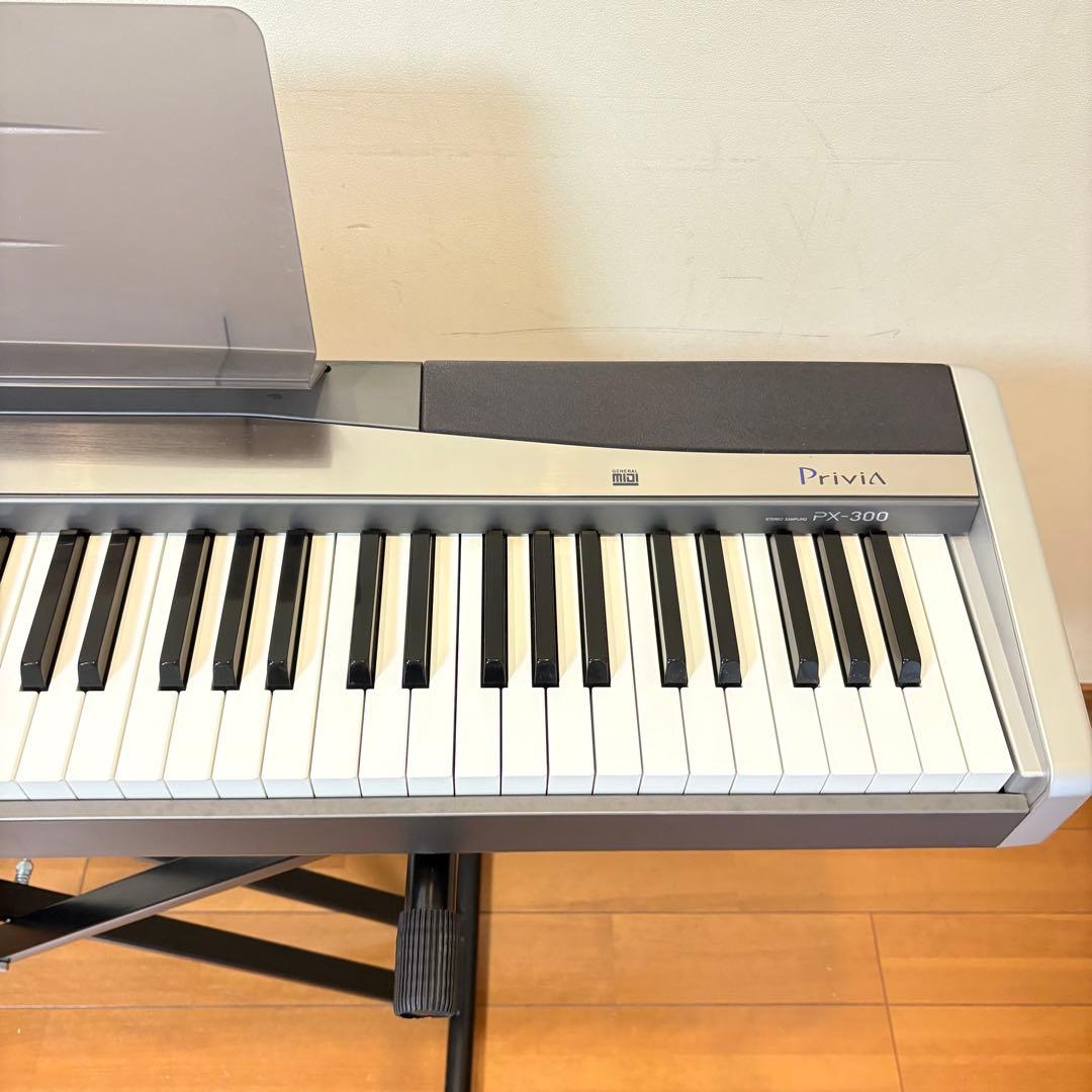 【美品・動作良好】CASIO 電子ピアノ Privia PX-300 付属品多数