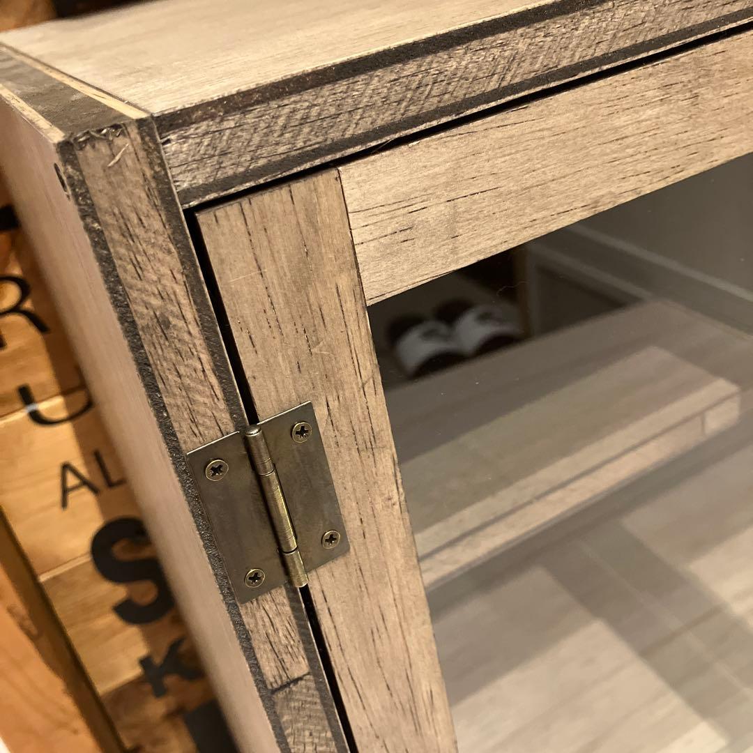 食器棚④　キャビネット　アンティーク　ハンドメイド　木製