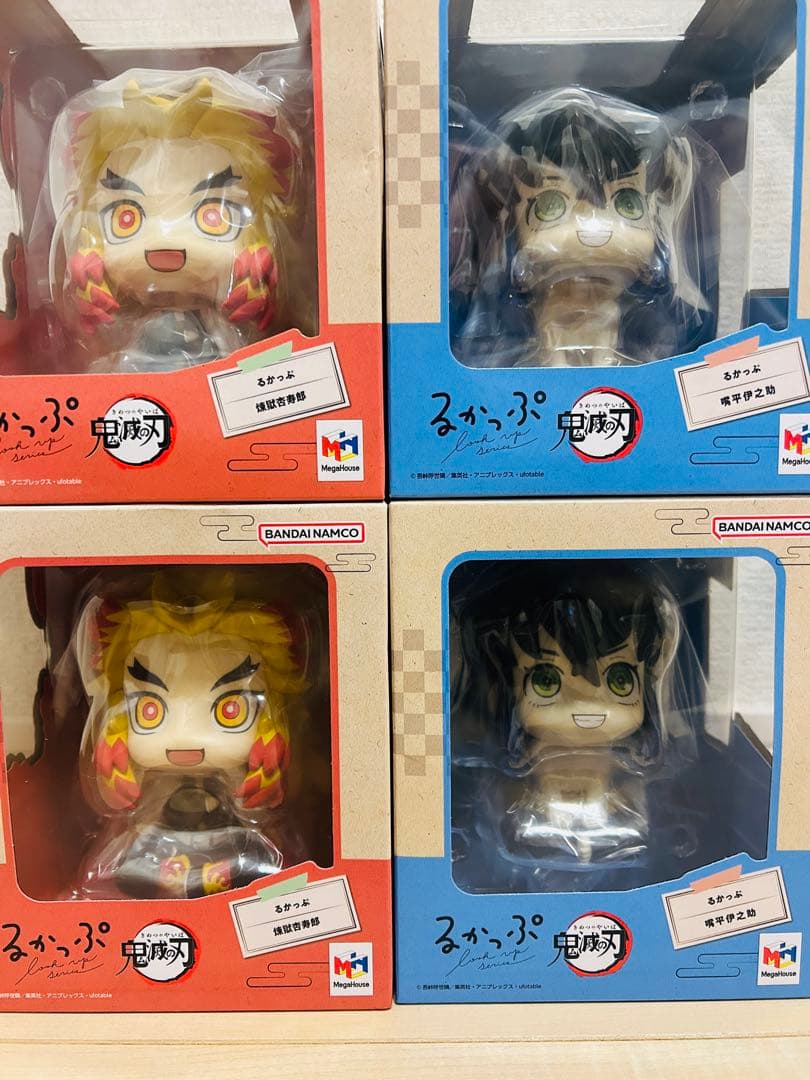 即購入可　鬼滅の刃　煉獄杏寿郎　嘴平伊之助　るかっぷ　新品未開封　各2個