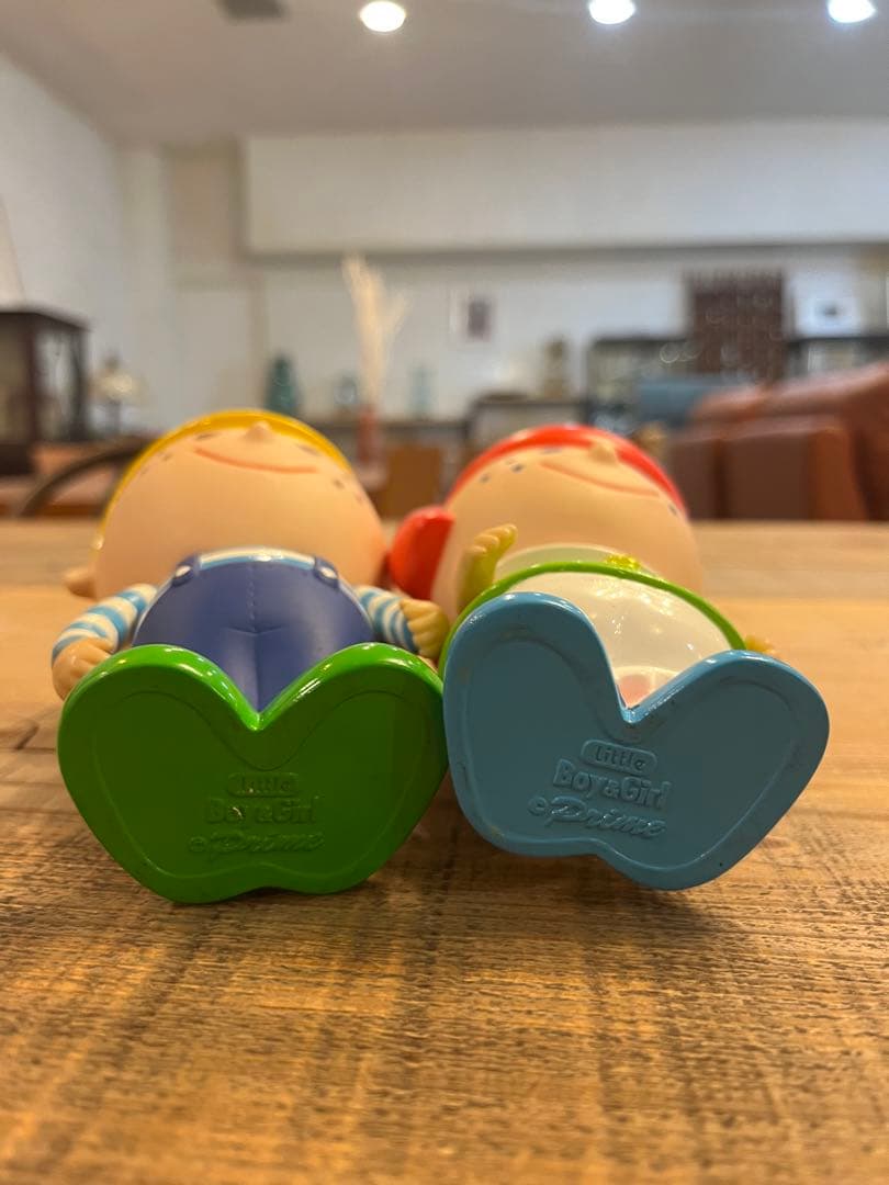 Little Boy&girl レトロな貯金箱　セット