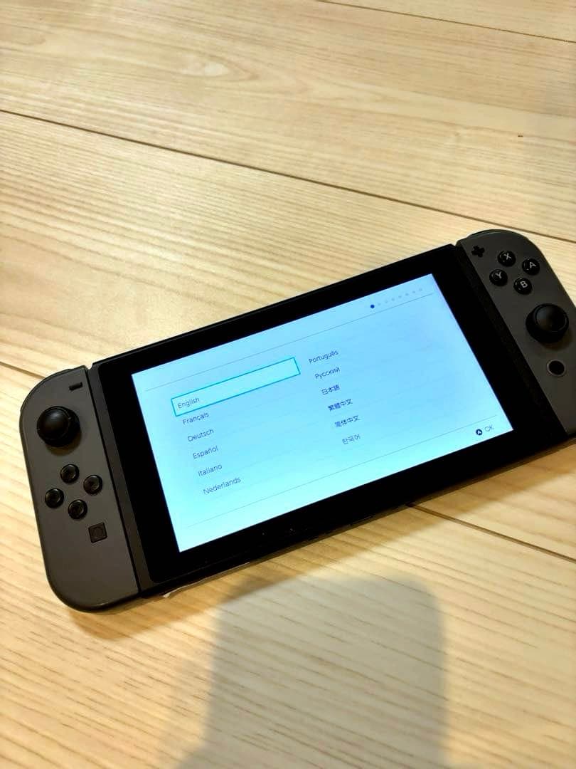Nintendo Switch 本体 グレー 付属品一式（現行バッテリー強化版）