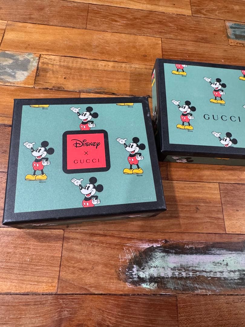 こむぎGUCCI Disneyコラボ　二つ折り財布　箱有り