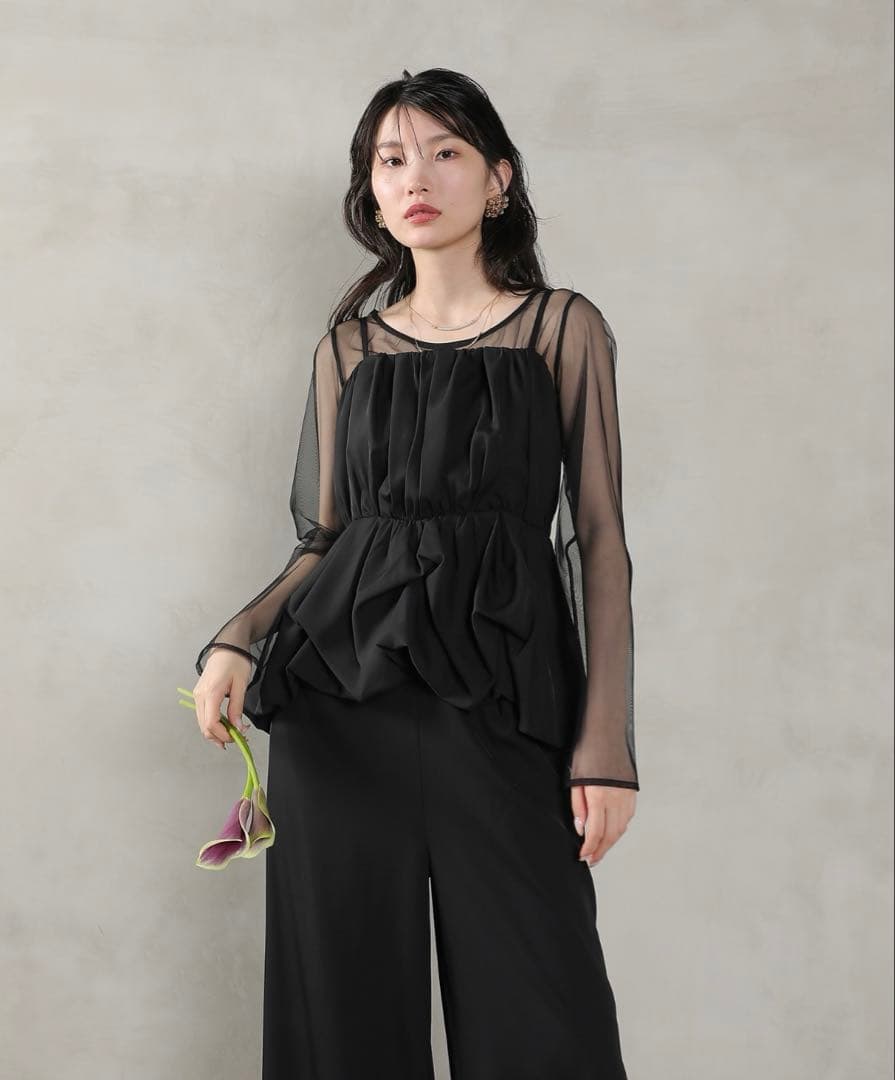 Kana パーティー ドレス パンツスタイル　結婚式 お呼ばれ オケージョン