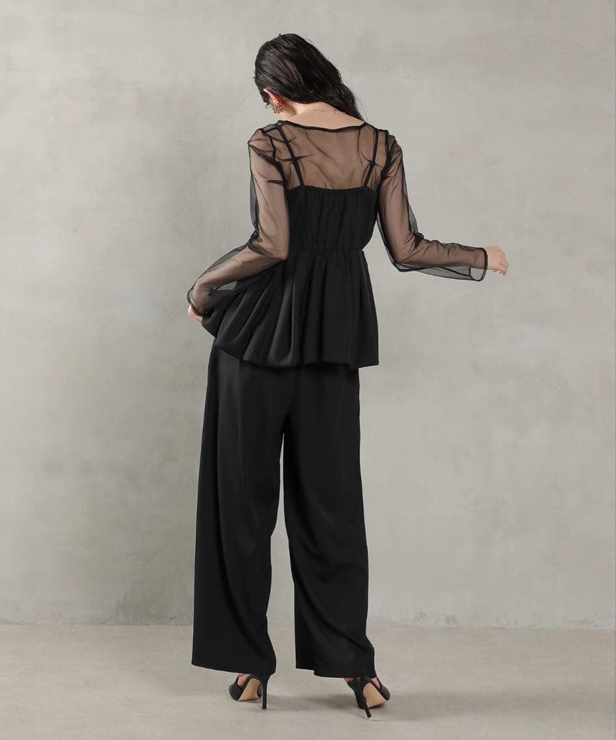 Kana パーティー ドレス パンツスタイル　結婚式 お呼ばれ オケージョン