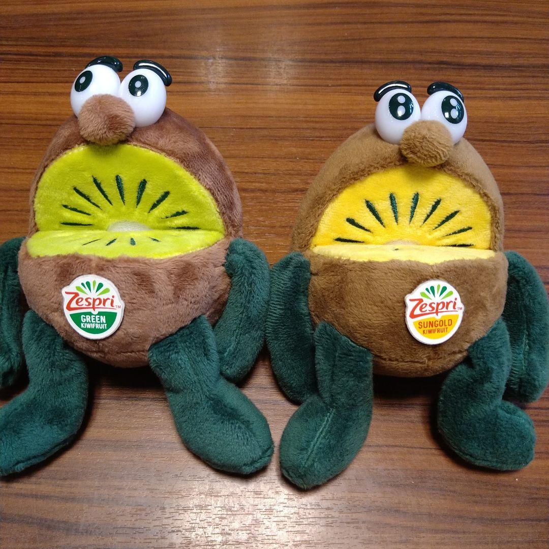 ゼスプリキウイブラザーズぬいぐるみ　中2体　小2体セット