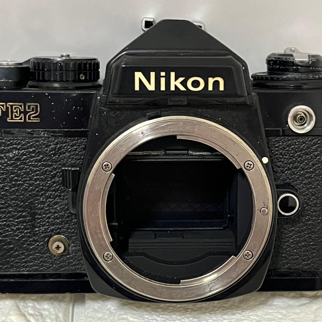 Nikon ニコンFE2 フィルムカメラ ブラックボディ【動作未確認】