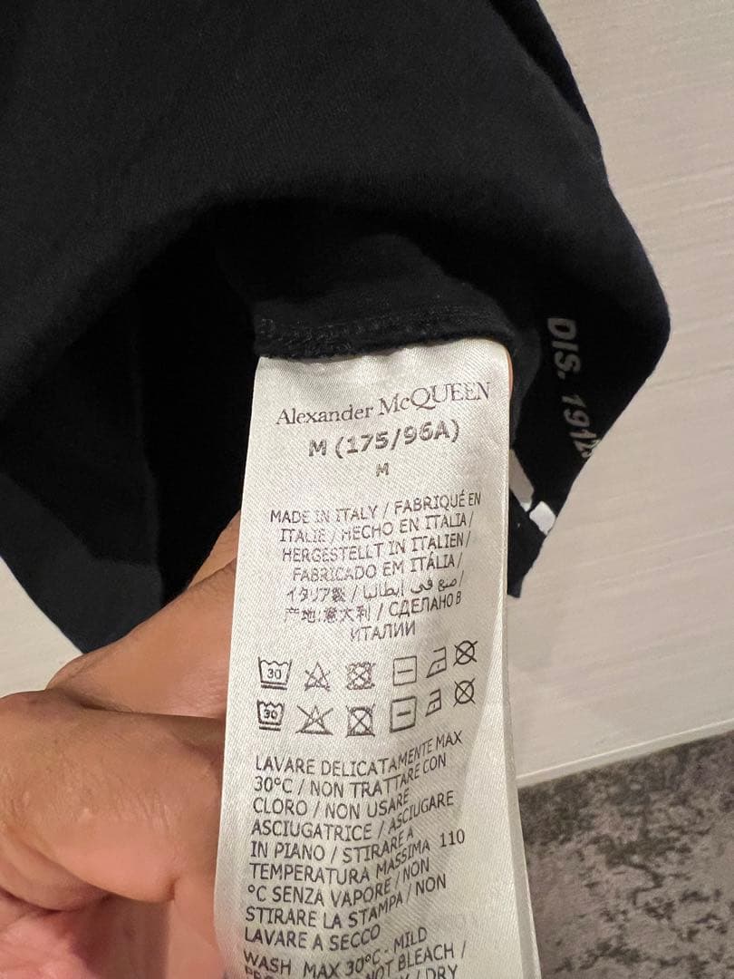 【RUBY】Alexander McQueen ブラック Tシャツ 半袖