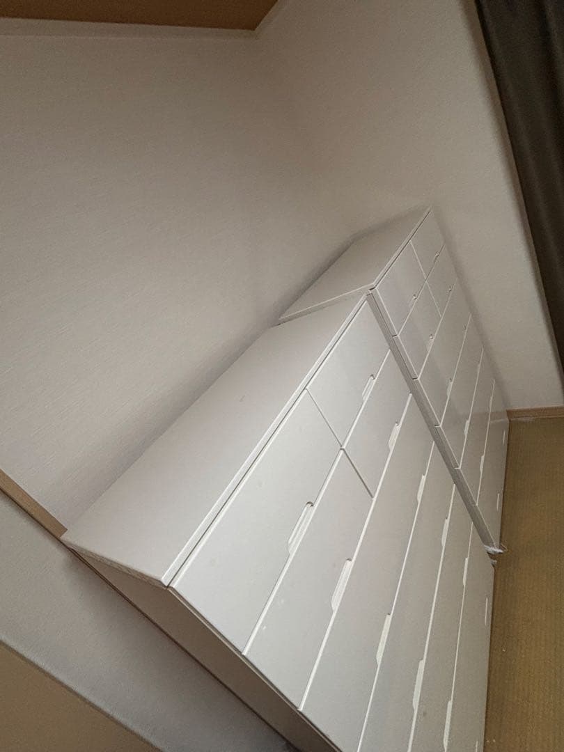 栃木市引き取り限定！ホワイト チェスト2個