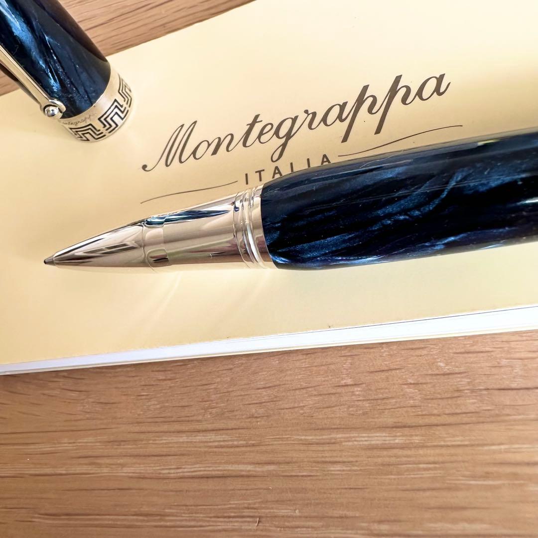 【希少・美品】Montegrappa Miya ローラーボール　シルバー925
