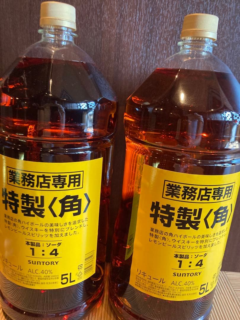 SUNTORY 特製ウイスキー 角5L ２本セット