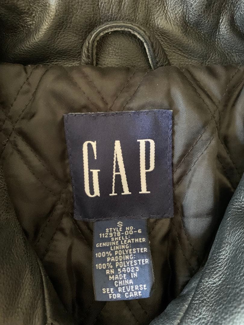 名作 90s 00s old gap vtg レザージャケット オールドギャップ
