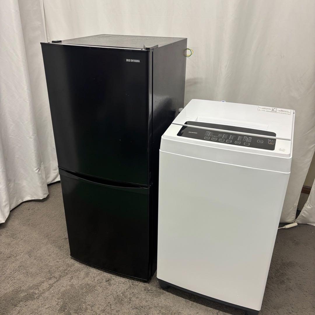 ★63　冷蔵庫　洗濯機　アイリスオーヤマ　一人暮らしセット　安い　綺麗　設置無料