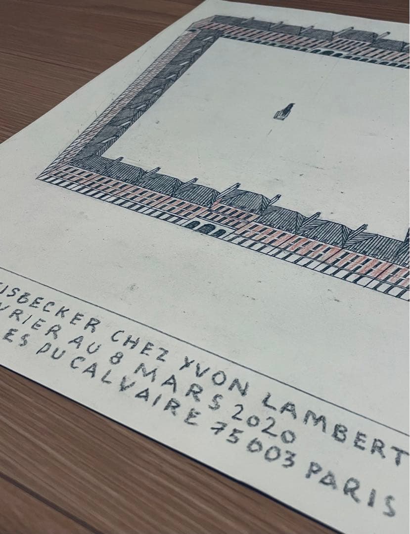 【フランス限定】額装付き『フィリップ・ワイズベッカー』展示2020希少ポスター