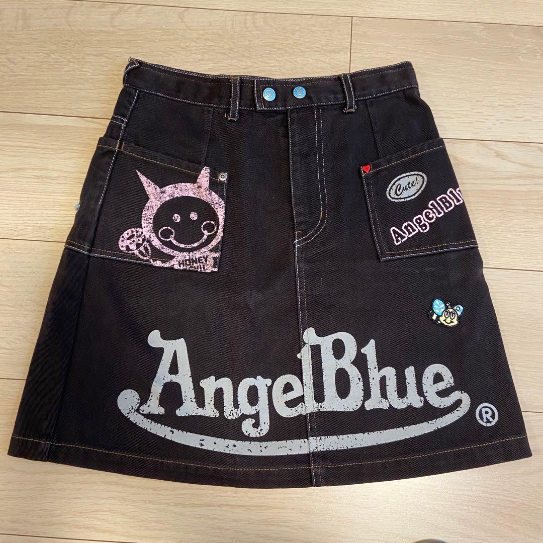 平成レトロ エンジェルブルー ANGELBLUE ハニーデビル デニムスカート
