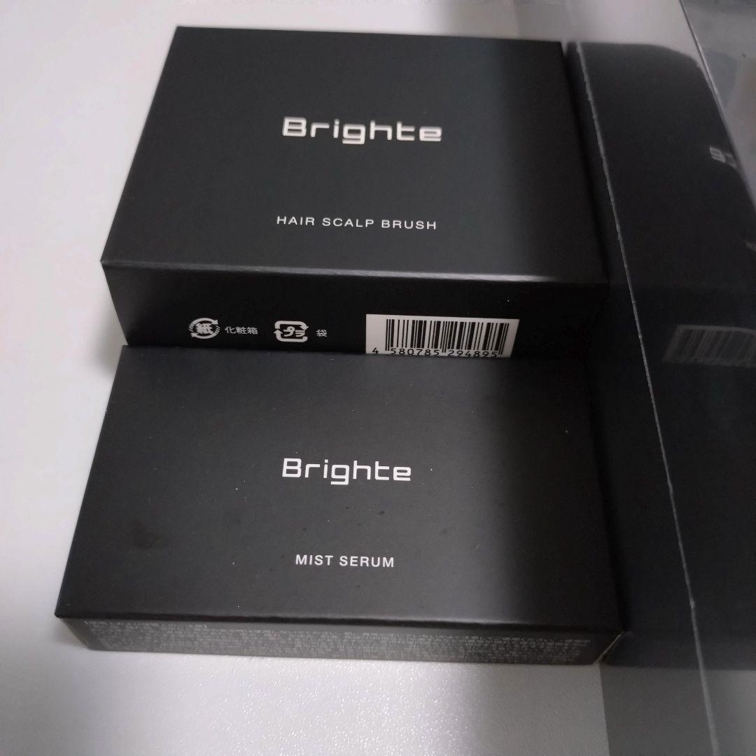 Brighte SHOWER DRYER ヘアスクラプブラシ ミストセラム