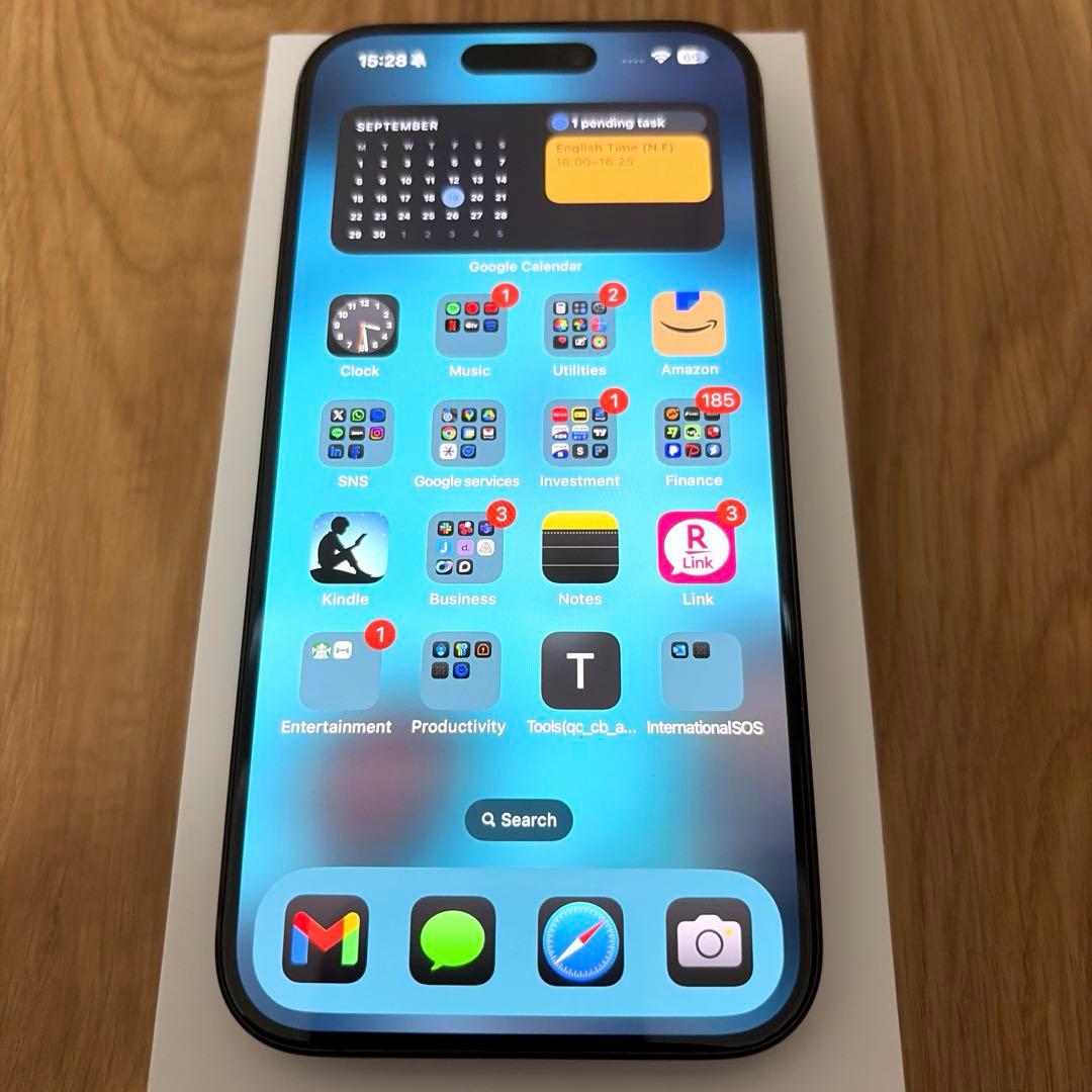 Apple iPhone 15 Pro ブラック128GB SIMフリー