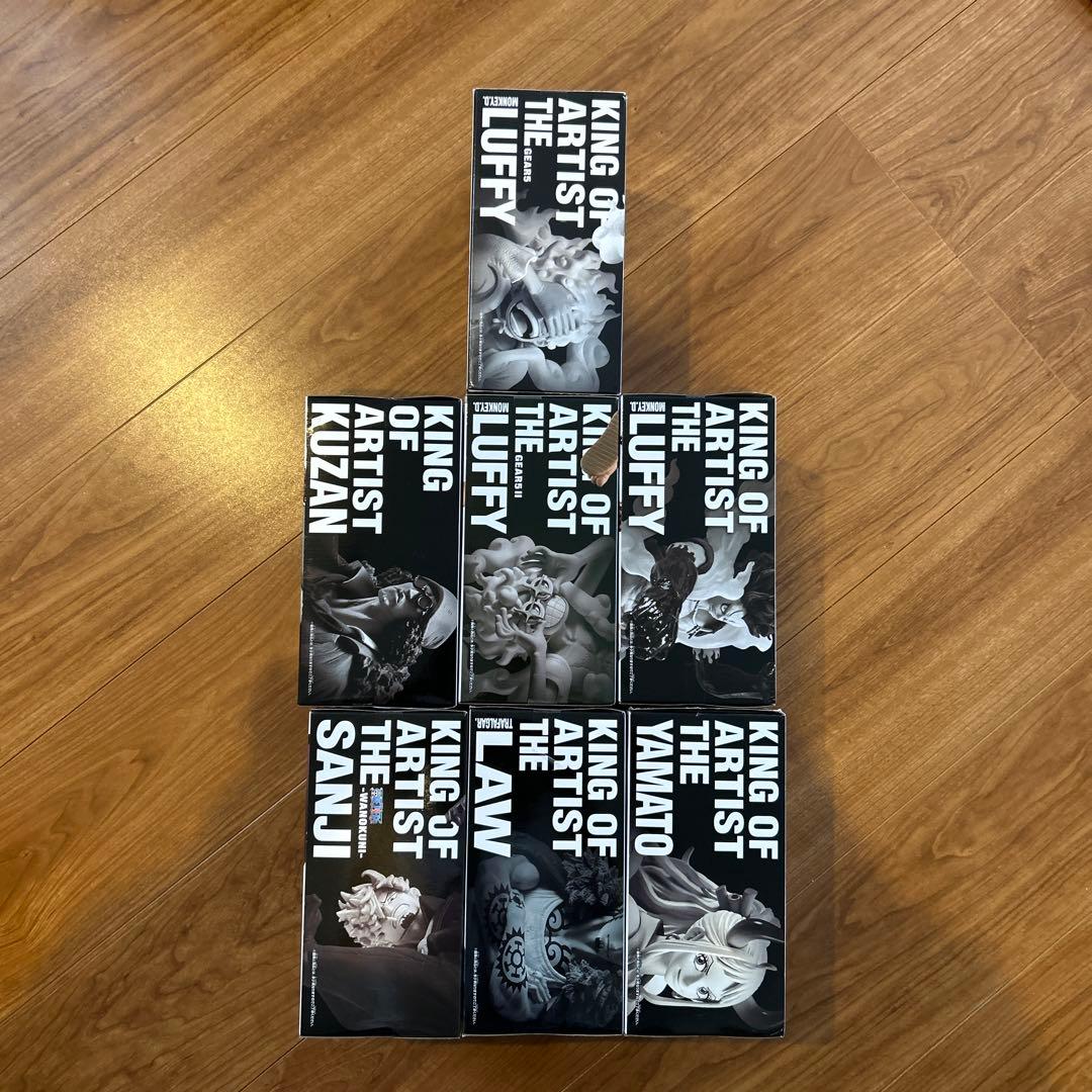 ワンピース ルフィ ニカ ギア5 フィギュア キングオブアーティスト　7個セット