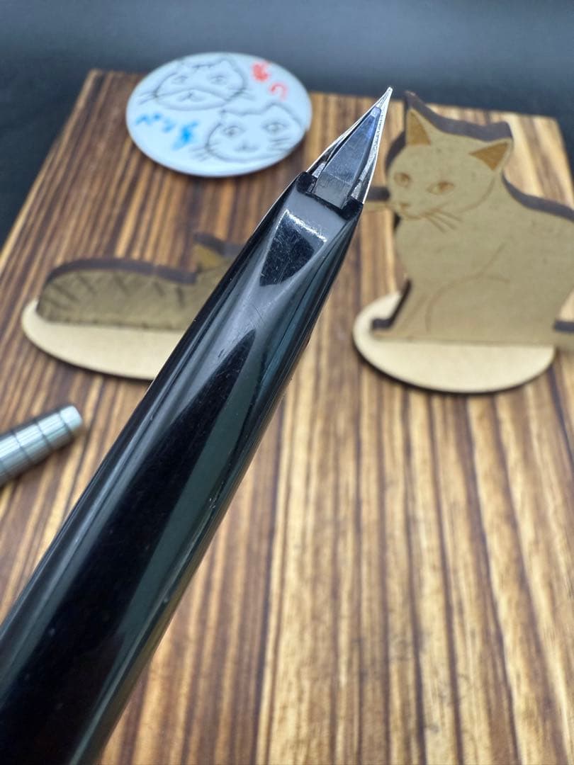 Pilot 万年筆 エリート 蝕刻 ショート 18K 画像要確認