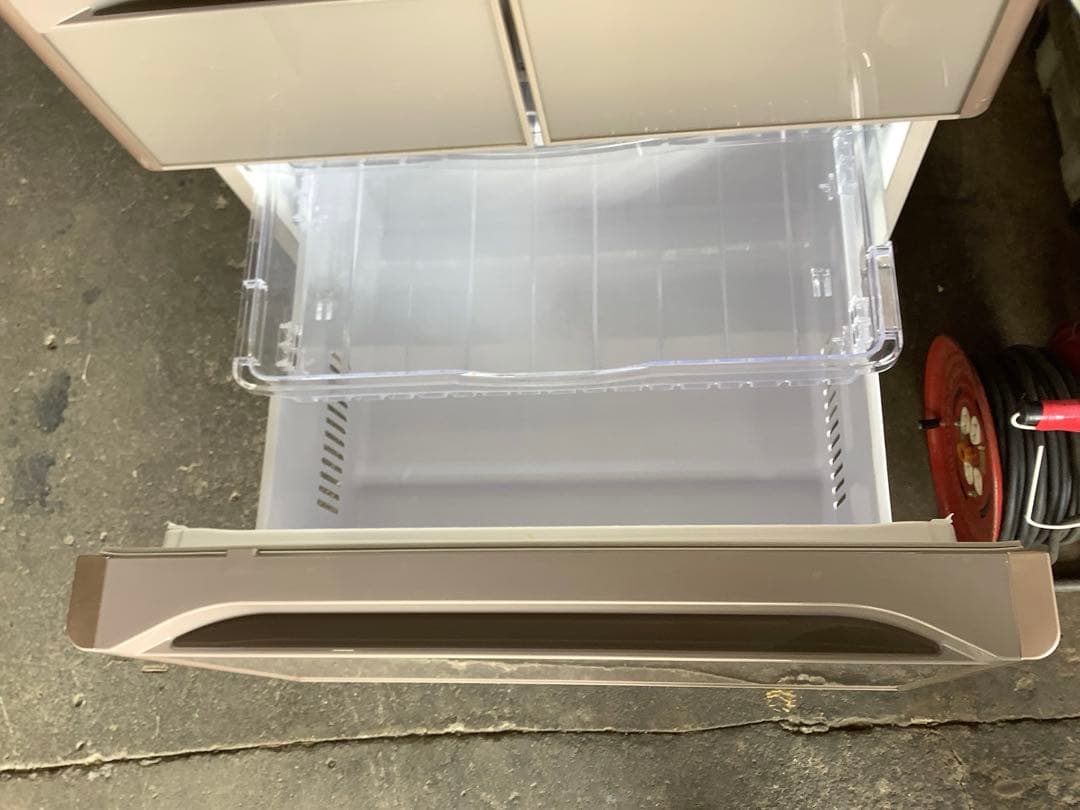 5ドア冷蔵庫 日立 R-S4000GL(XN) 401L 16年製 真空チルド