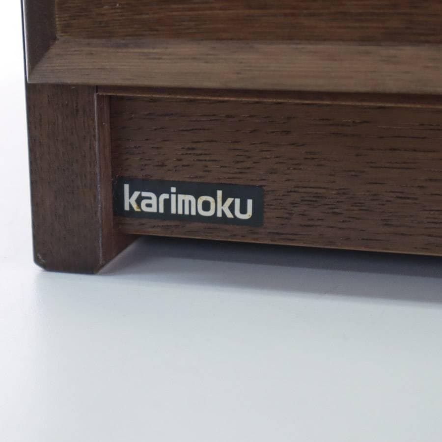 カリモク家具 ナイトテーブル サイドテーブル コンセント付き AT8710MW