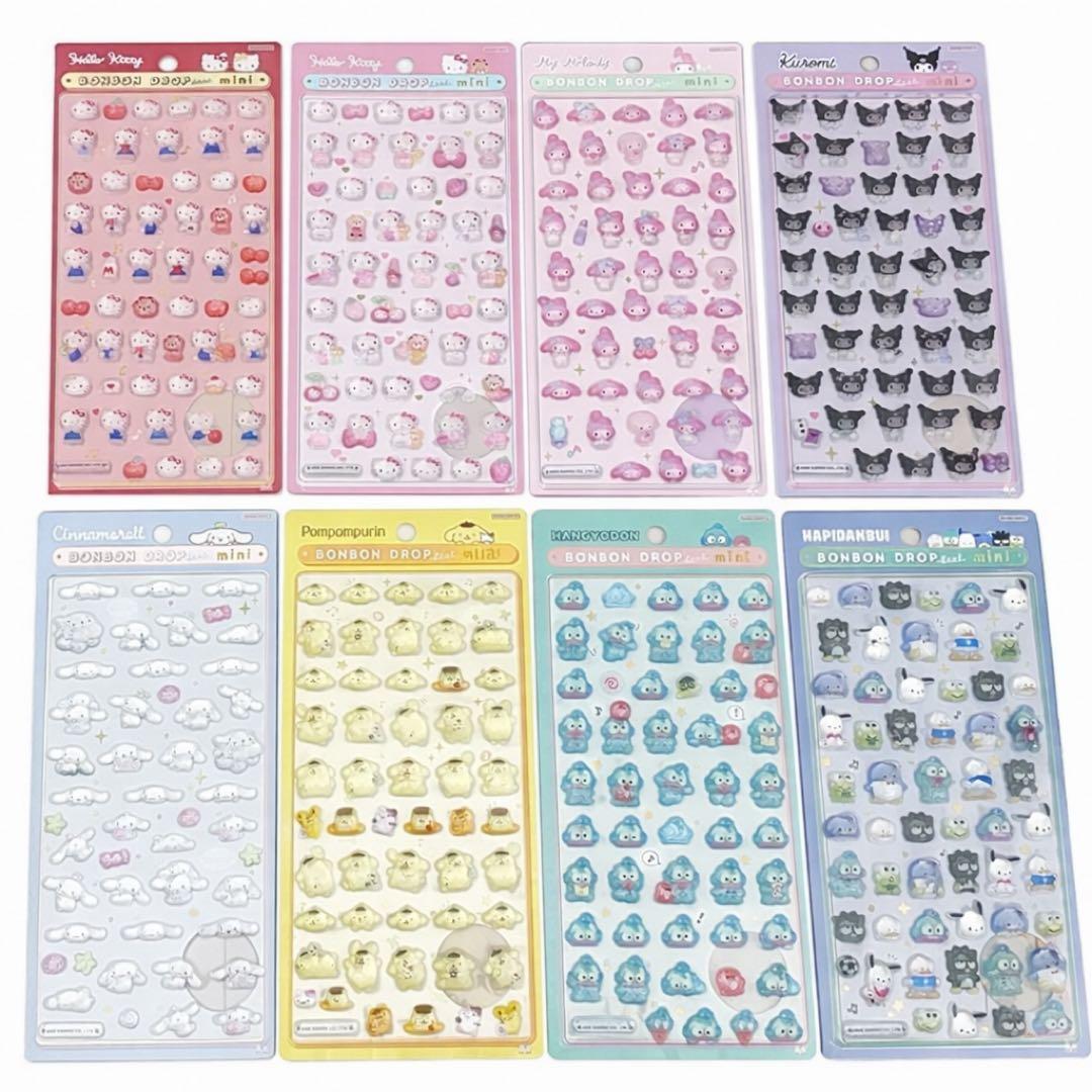 ボンボンドロップシール　8枚　サンリオ